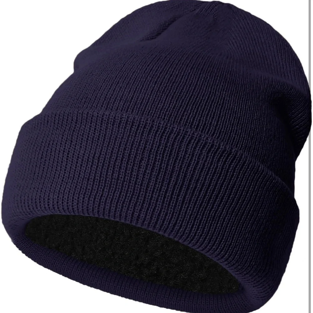🆕Kids Cozy Beanie Set - Black, Cream, and Blue